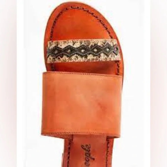 Free People | Saturday Sandals - Leather Ginger Various Sizes Available - Picture 4 of 7
